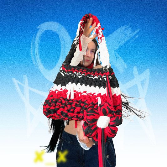 მირას მიერ ხელით ნაქსოვი ჩანთა Goxx-01-RD